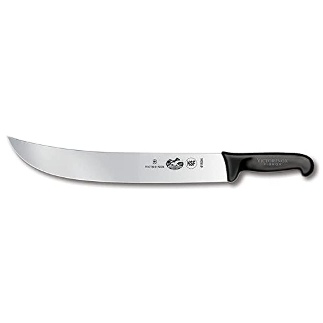 Victorinox Swiss Army Cutlery Fibrox Pro Curved Cimeter Knife, 14-Inch