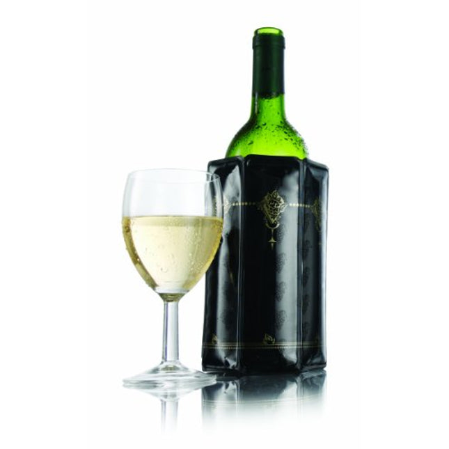 Vacu Vin Rapid Ice Active Cooler Wine Bottle Chilling Sleeve, Standard, Classic