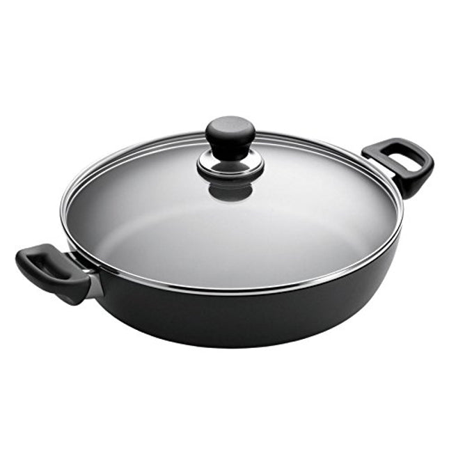 Scanpan Classic 12-1/2-Inch Covered Chef Pan, 12.5 Inch, Multicolor