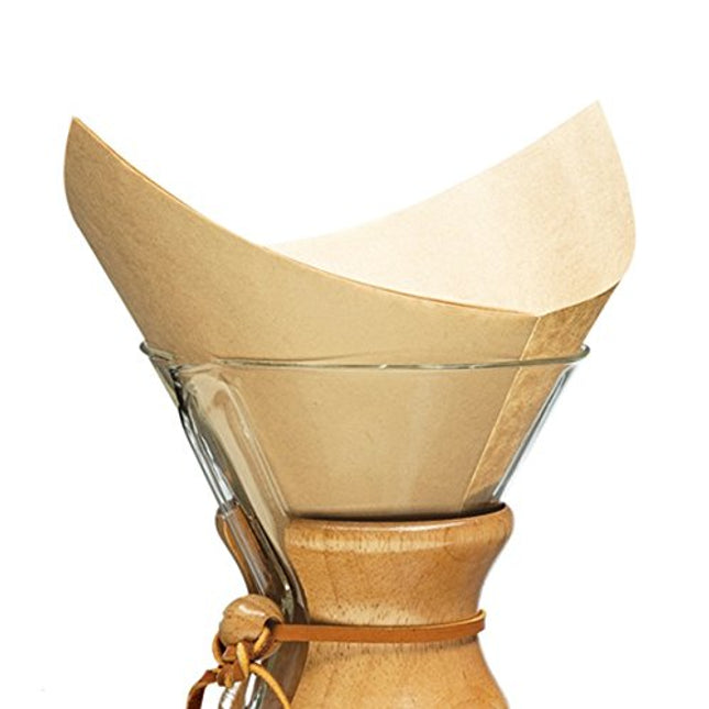 Chemex Bonded Filter - Natural Square - 100 Ct - Exclusive Packaging