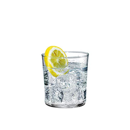 Bormioli Rocco Bodega Collection Glassware � Set Of 12 Medium 12 Ounce Drinking Glasses For Water, Beverages & Cocktails � 12oz Clear Tempered Glass Tumblers