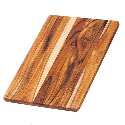 TeakHaus Edge Grain Cutting/Serving Board (Rectangle) | 13.75" x 9.5" x 0.55"