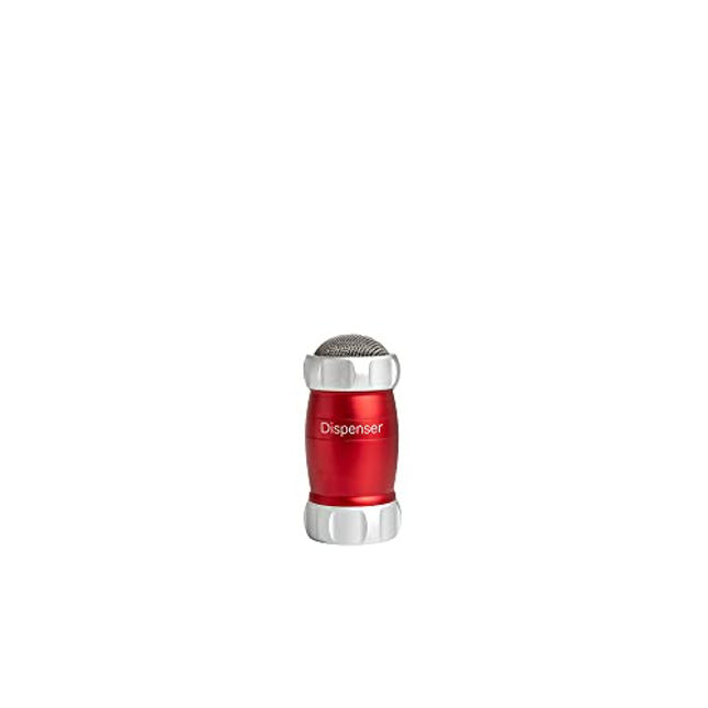 Marcato Design Atlas Flour Duster Dispenser Shaker, Made In Italy, Red, 5 x 2.5-Inches