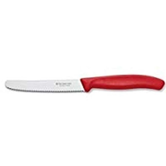 Victorinox Pillow Packs 4 3" Paring Red 4.5 Inch Swiss Classic Utility Knife with Round Tip, 8.66 x 0.83 x 0.47 inches