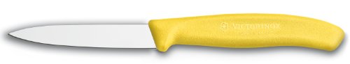 Victorinox Paring Knife In Fresh Colors - Swiss Classic Paring Knife - Yellow - Blade 8 Cm