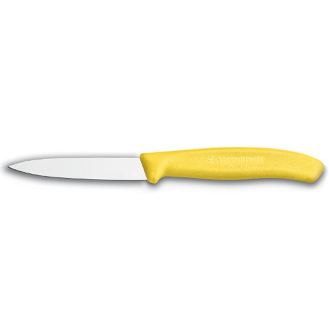Victorinox Paring Knife In Fresh Colors - Swiss Classic Paring Knife - Yellow - Blade 8 Cm
