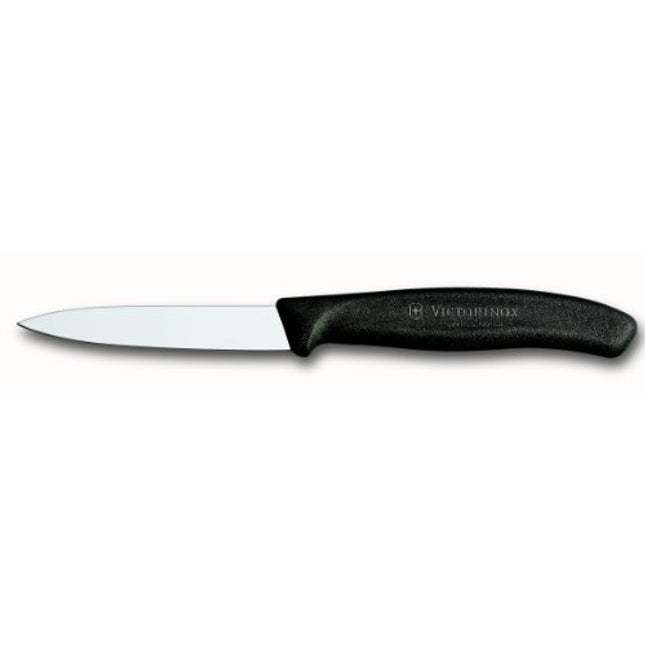 Victorinox Paring Knife In Fresh Colors - Swiss Classic Paring Knife - Black - Blade 8 Cm