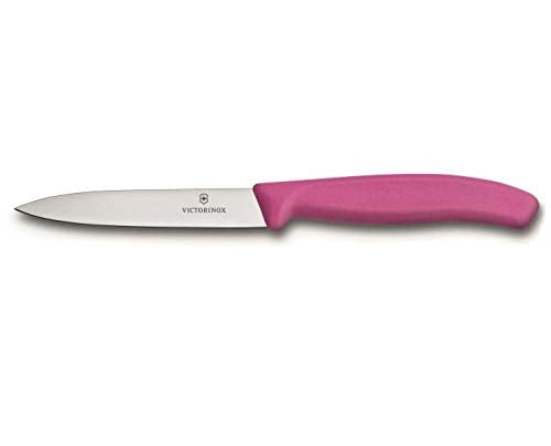 Victorinox Paring Knife In Fresh Colors - Swiss Classic Paring Knife - Pink - Blade 10 Cm