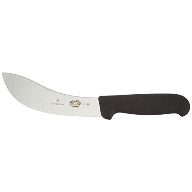 Victorinox Fibrox Butcher American Skinning  Knife - Black - Blade 15 Cm