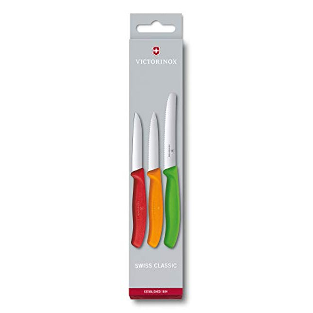 Victorinox Swiss Classic Set, 3 Pieces Paring Knife, Set Of 3, Multicolored