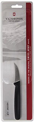 Victorinox Cutlery 2-1/2-Inch Bird's Beak Paring Knife, Black Polypropylene Handle