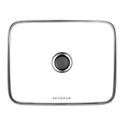 Scanpan Classic Rectangular Glass Lid, 15.25" X 10.5", Clear