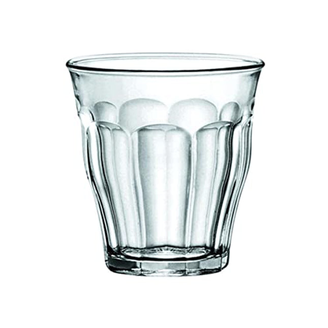 Duralex Made In France Picardie Clear Tumbler, Set of 6, 4-5/8 ounce