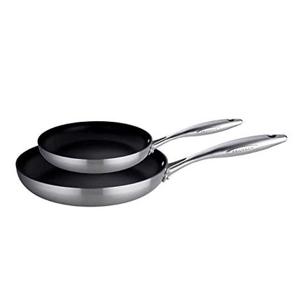 ScanPan CTX Stainless Steel-Aluminum 8 and 10.25 Inch 2-Piece Fry Pan Set - 65202600
