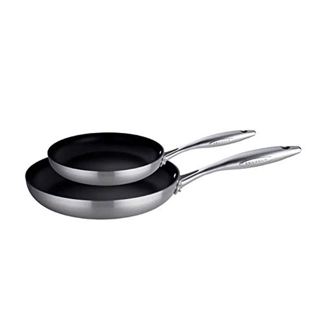 ScanPan CTX Stainless Steel-Aluminum 8 and 10.25 Inch 2-Piece Fry Pan Set - 65202600