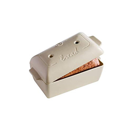 Emile Henry Linen Bread Loaf Baker, 9.4" x 5.9" x 4.9"