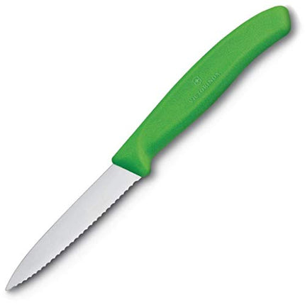 Victorinox Paring Knife With Ultra-Sharp Blade - Swiss Classic Paring Knife - Light Green - Blade 8 Cm