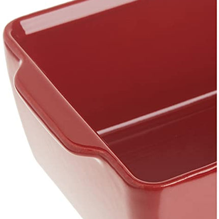 Emile Henry Made In France Bread Loaf Baker, 9.4 x 5"", Burgundy