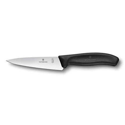 Victorinox Black Swiss Classic Chef's 5" Straight Blade 1" width at handle, 5 Inch
