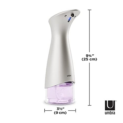Umbra Otto Foaming Automatic Soap and Sanitizer Dispenser, Nickel