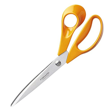 Fiskars 1000815 General Purpose Scissors, Total Length: 21 cm, Quality Steel/Synthetic Material, Classic, one, Orange