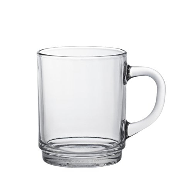 Duralex 6 Stackable Mugs In Tempered Glass Versailles 26Cl - 7,2Xh8,9Cm