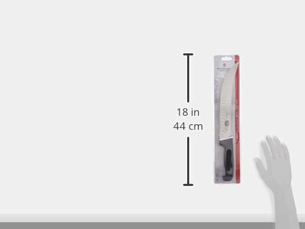 Victorinox Fibrox 10-Inch Curved Cimeter Knife with Granton Edge