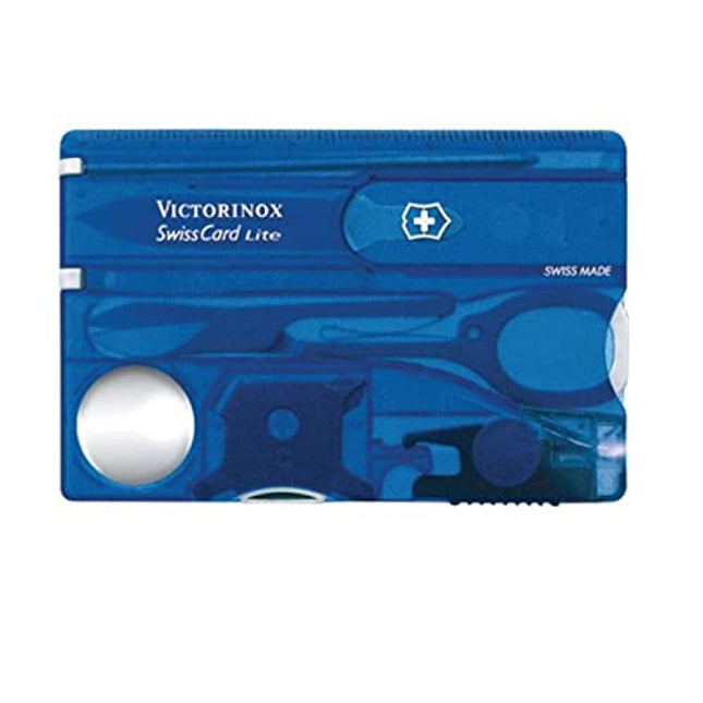 Victorinox SwissCard Lite 13 Function Multitool, Sapphire