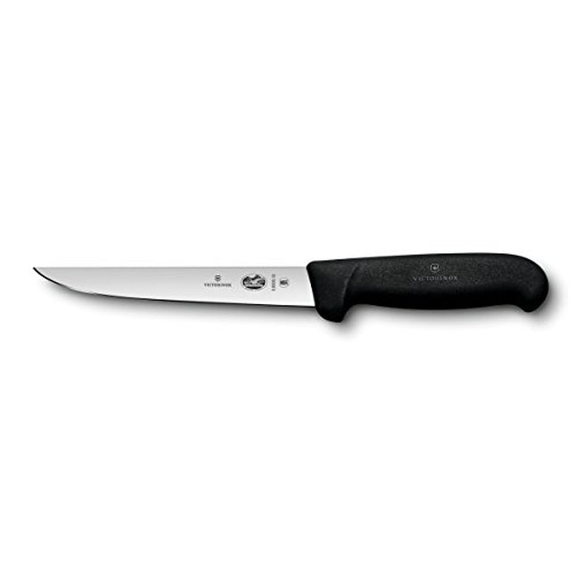 Victorinox Precise Boning Knife With Curved Blade - Black - Blade 15 Cm