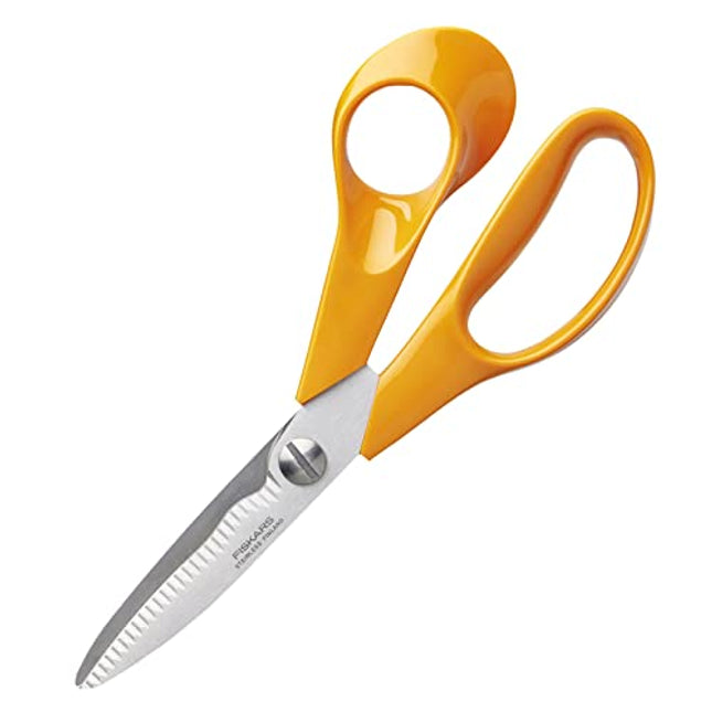 FISKARS Classic Original Orange Handled Right Handed Kitchen Scissors 18cm