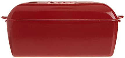 Emile Henry Made In France Bread Loaf Baker, 9.4 x 5"", Burgundy
