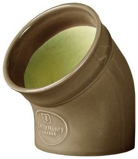 Emile Henry Made In France Salt Pig, Oak