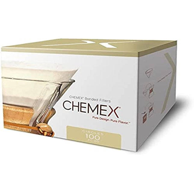 Chemex Bonded Filter - Circle - 100 ct - Exclusive Packaging