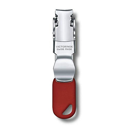 Victorinox Unisex Nail Clipper, Lanyard Hole BlisterNail Clipper SS Red Lanyard Hole Blister, SS, Red, Standard