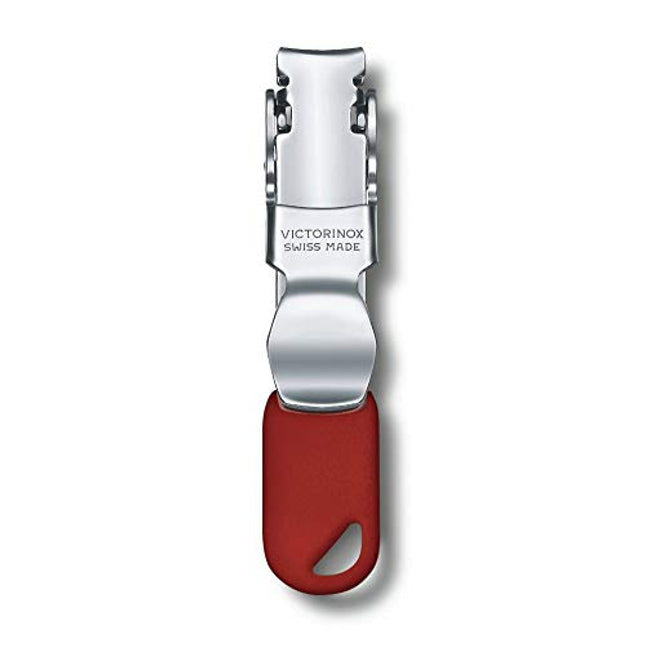 Victorinox Unisex Nail Clipper, Lanyard Hole BlisterNail Clipper SS Red Lanyard Hole Blister, SS, Red, Standard