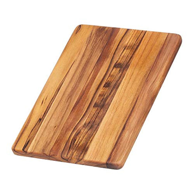 TeakHaus Edge Grain Cutting/Serving Board (Rectangle) | 12" x 8" x 0.55"