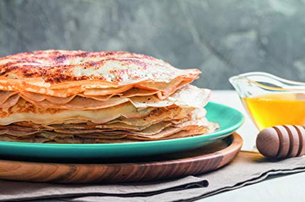 Tefal Elegance Aluminium Crepe Pan, Aluminium, Black, 43 x 25,8 x 5,5 cm