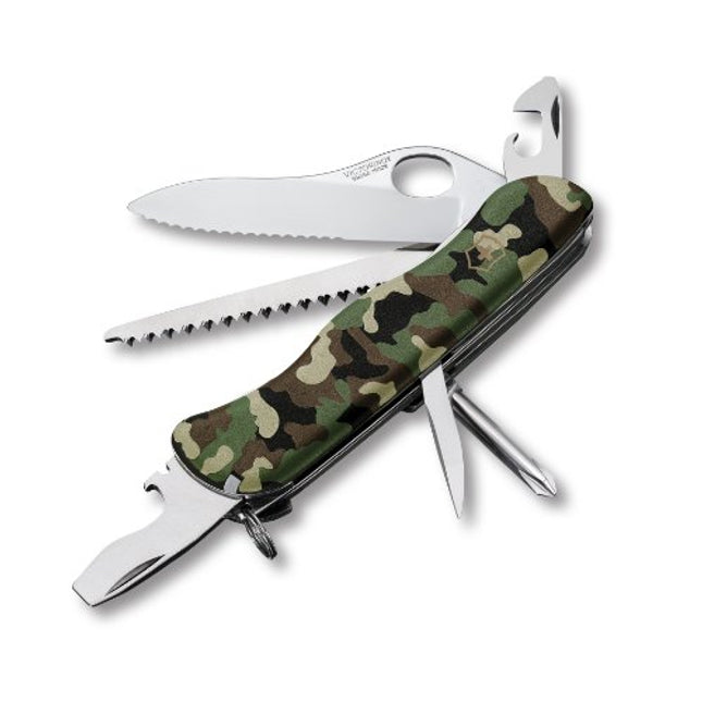 Victorinox Swiss Army One-Hand Trekker Pocket Knife, Camo