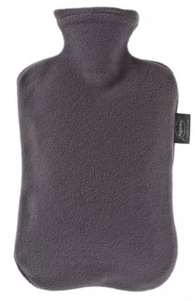 Fashy Hot Water Bottle - Fleece Cover Gray