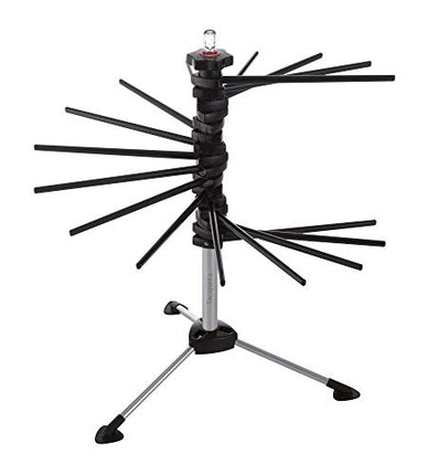 Marcato Atlas Pasta Drying Frame Rack Tacapasta Steel And Polycarbonate Collapsible Black