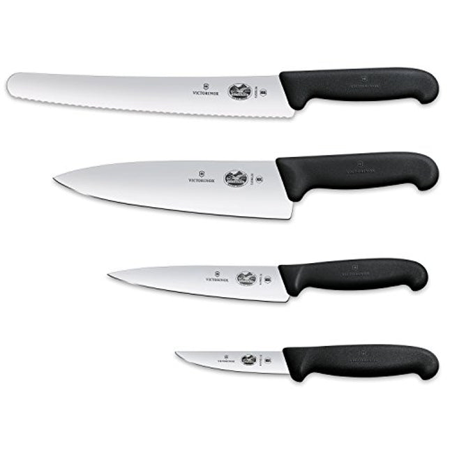 Victorinox Swiss Army Cutlery Fibrox Pro Knife Set, 4-Piece
