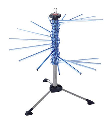 Marcato Atlas Pasta Drying Rack, Tacapasta, Made In Italy, Steel And Polycarbonate, Collapsible, Blue