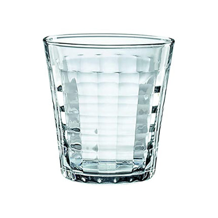 Duralex Prisme Clear Tempered Glass, 7.75 oz (pack of 6)