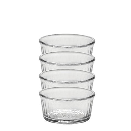 Duralex 4 Ramekins In Tempered Glass 13Cl - 8,5Xh4,1Cm