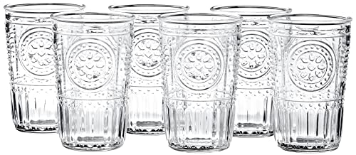 Bormioli Rocco - Romantic - Set Of 6 Glasses - 30.5Cl - Clear Glass-B