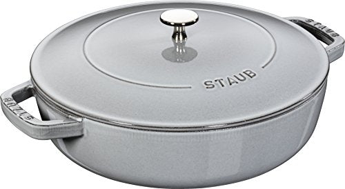Staub 12612418 – Bräter Chistera 24 Cm Grau Induktionsgeeignet 40511 – 471 – 0 (H. Nr.)