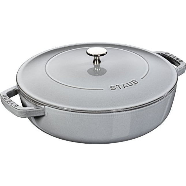 Staub 12612418 – Bräter Chistera 24 Cm Grau Induktionsgeeignet 40511 – 471 – 0 (H. Nr.)
