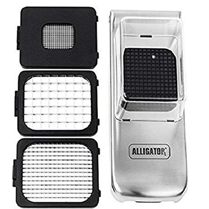 Alligator Vegetable Chopper Stainless Steel Construction and Sharpest Steel Blades - Professional Grade Chopper