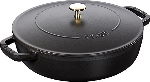 Staub 40511472/0with Chistera 28cm Cast Iron Black