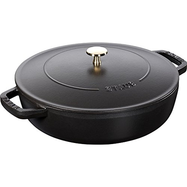 Staub 40511472/0with Chistera 28cm Cast Iron Black